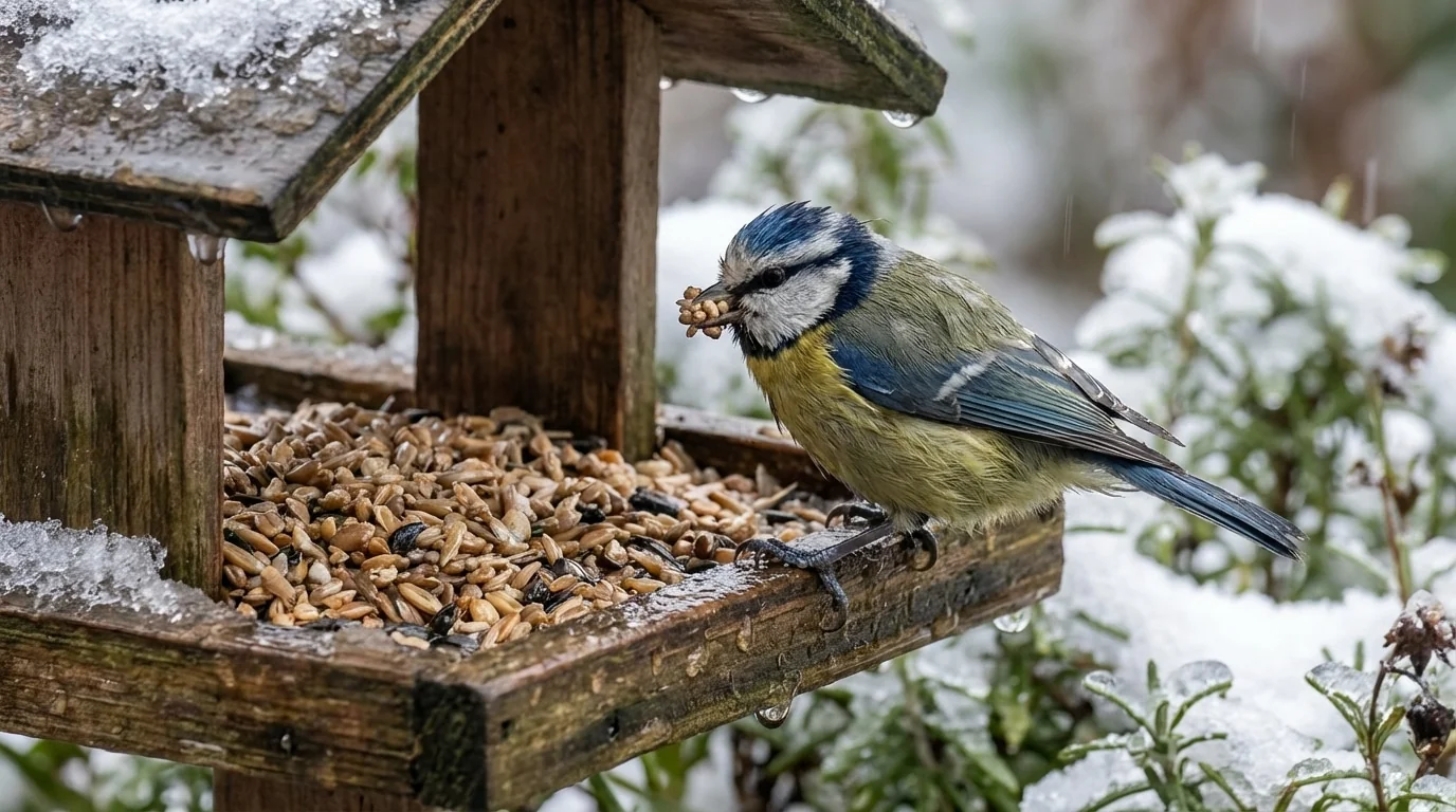 Are you feeding the birds this winter? Quickly check the condition of your seeds, their lives depend on it