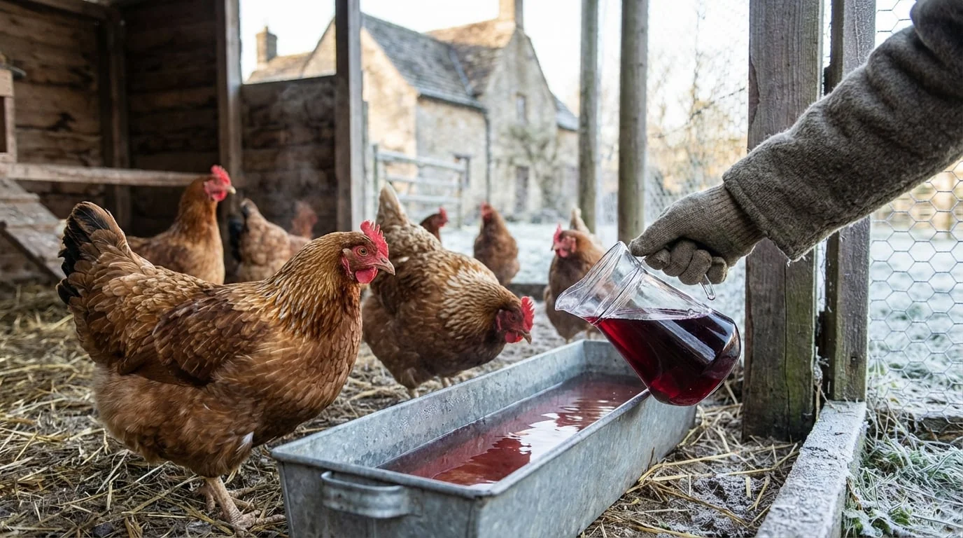 Hens: what you need to put in their water starting today to double their egg production